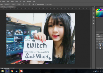 Menghapus Tulisan di Photoshop