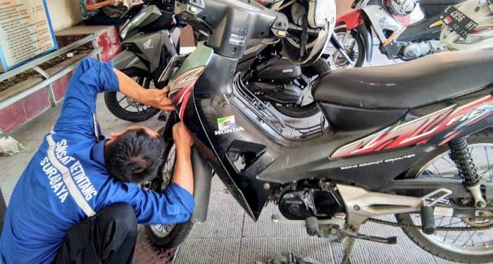 cara urus sendiri mutasi motor gesek rangka